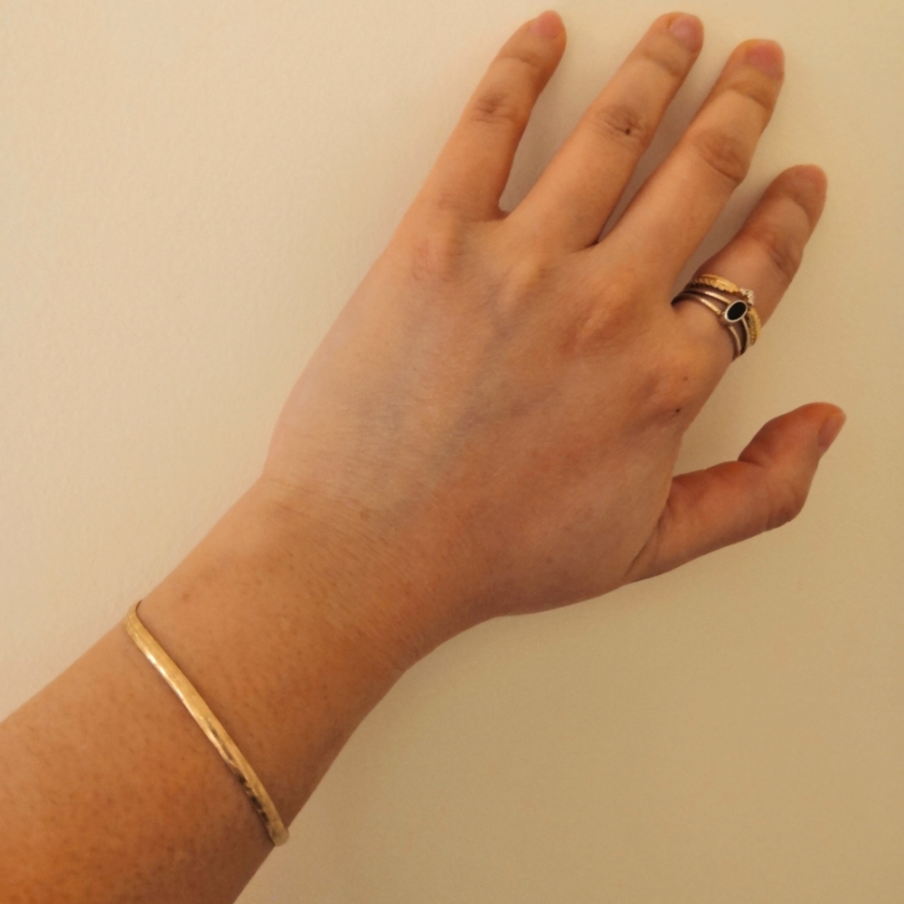 14 K Italien omega bracelet